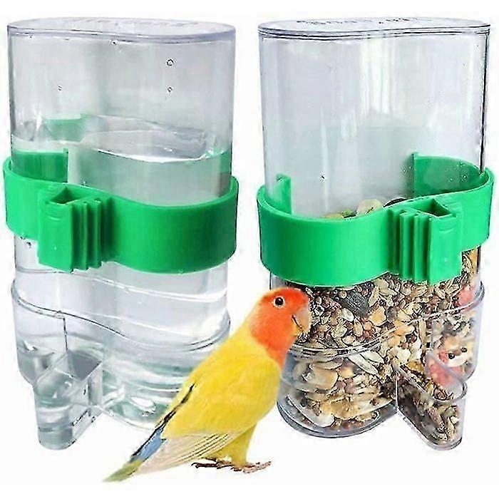 2 Pieces Automatic Water Trap, Bird Drinker, Automatic Feeders, Automatic Bird Drinker, Bird Feeder