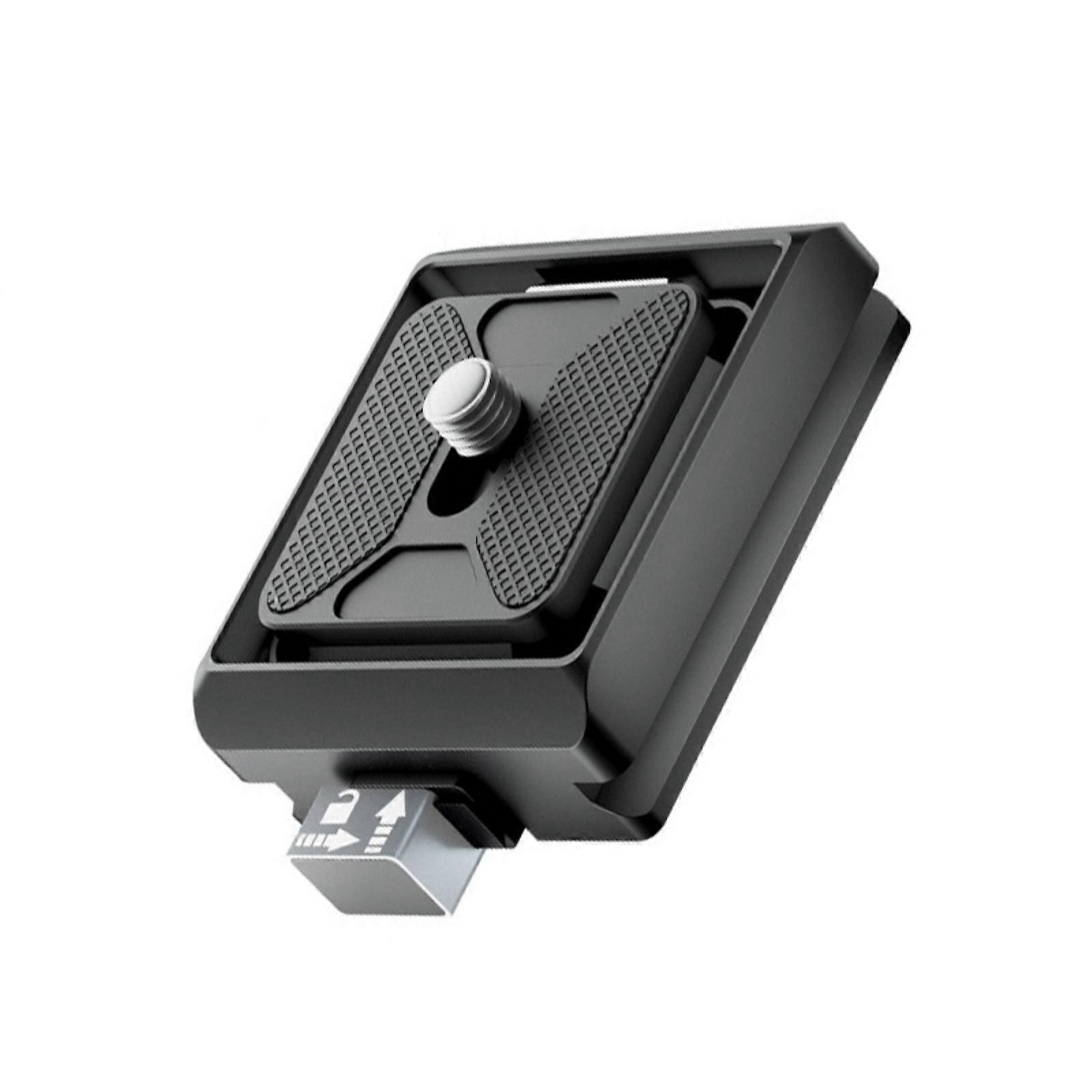 Universal Camera Quick Release Plate Clamp Bracket With 1/4 3/8 Screw Holes AntiSlip Design For DSLR Camera Stabilizers Multicolor