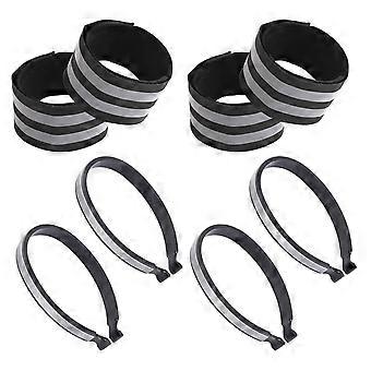Light weight Reflective Trouser Pant Clip Pant Leg Cuff Clip Cycling Trouser Wrap Clip Bicycles Safety Accessories Multicolor