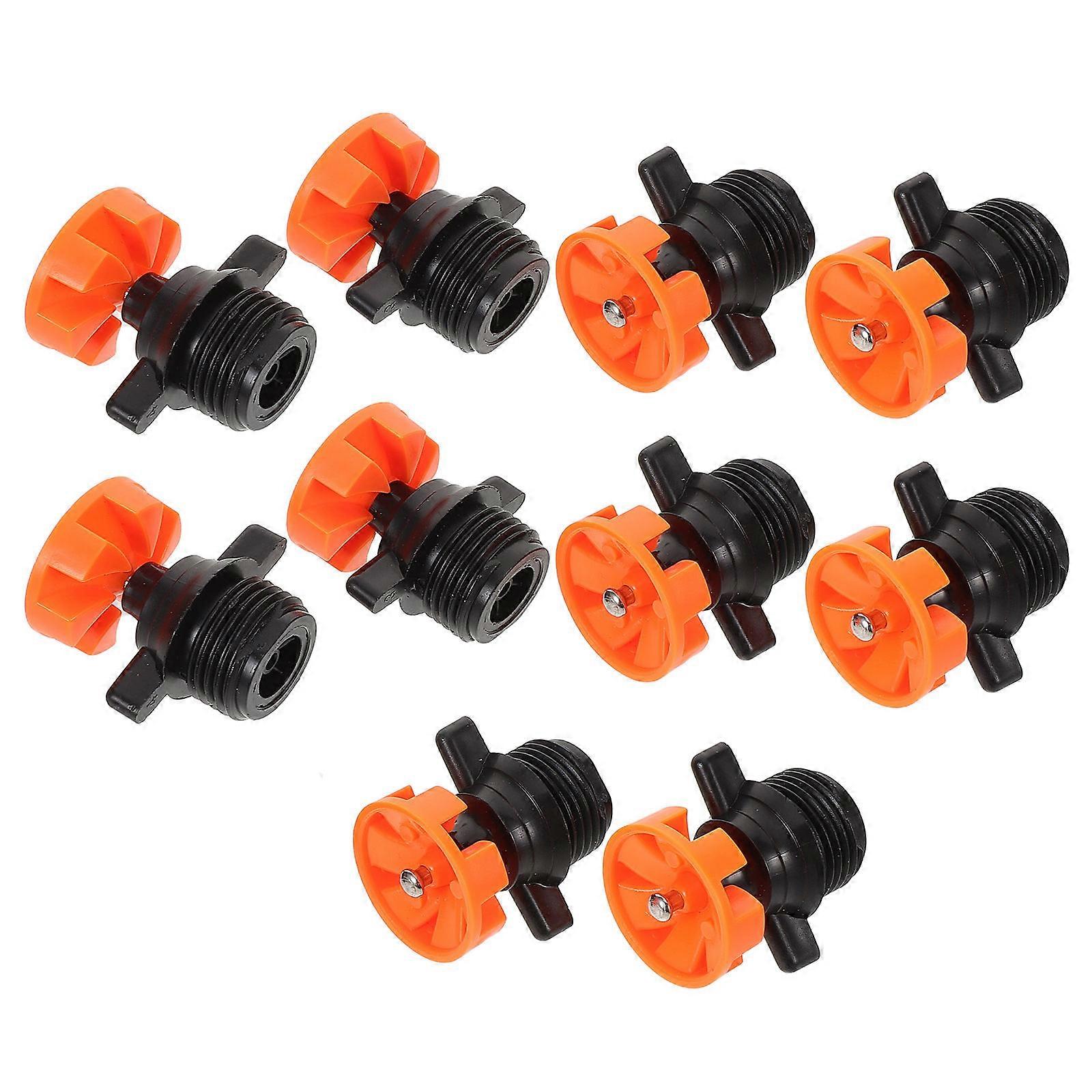 Sprinkler 10Pcs Plastic Automatic Rotating Nozzle for Agricultural Use