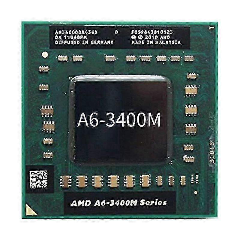 Processor A6-3400M 4cores 4Threads FS1r2 CPU