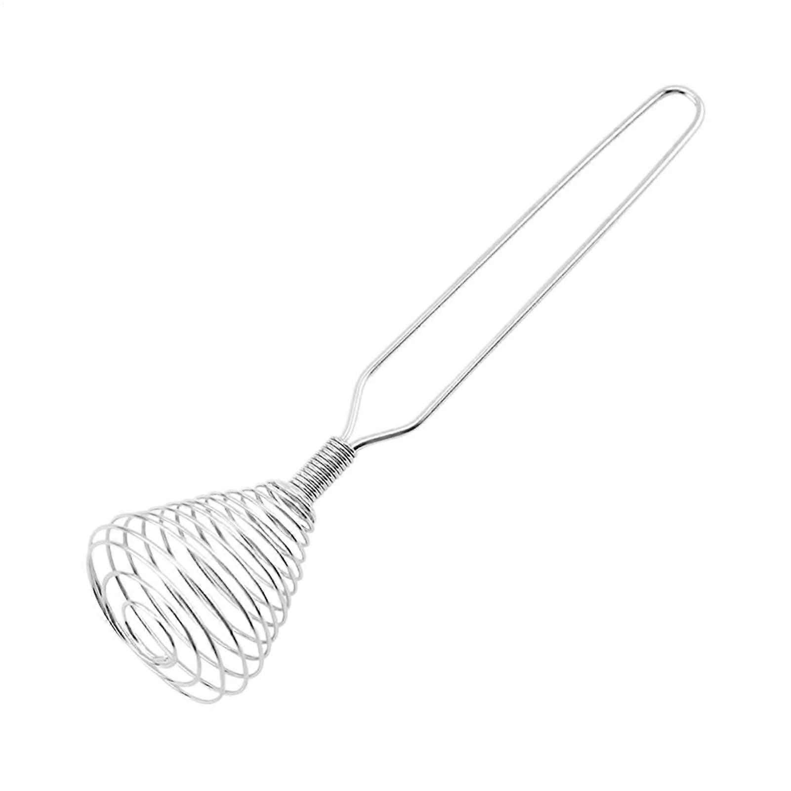 Egg Whisk Hand Mixer with Spring Coil for Frothing Milk, Beating Eggs, Baking and Cooking