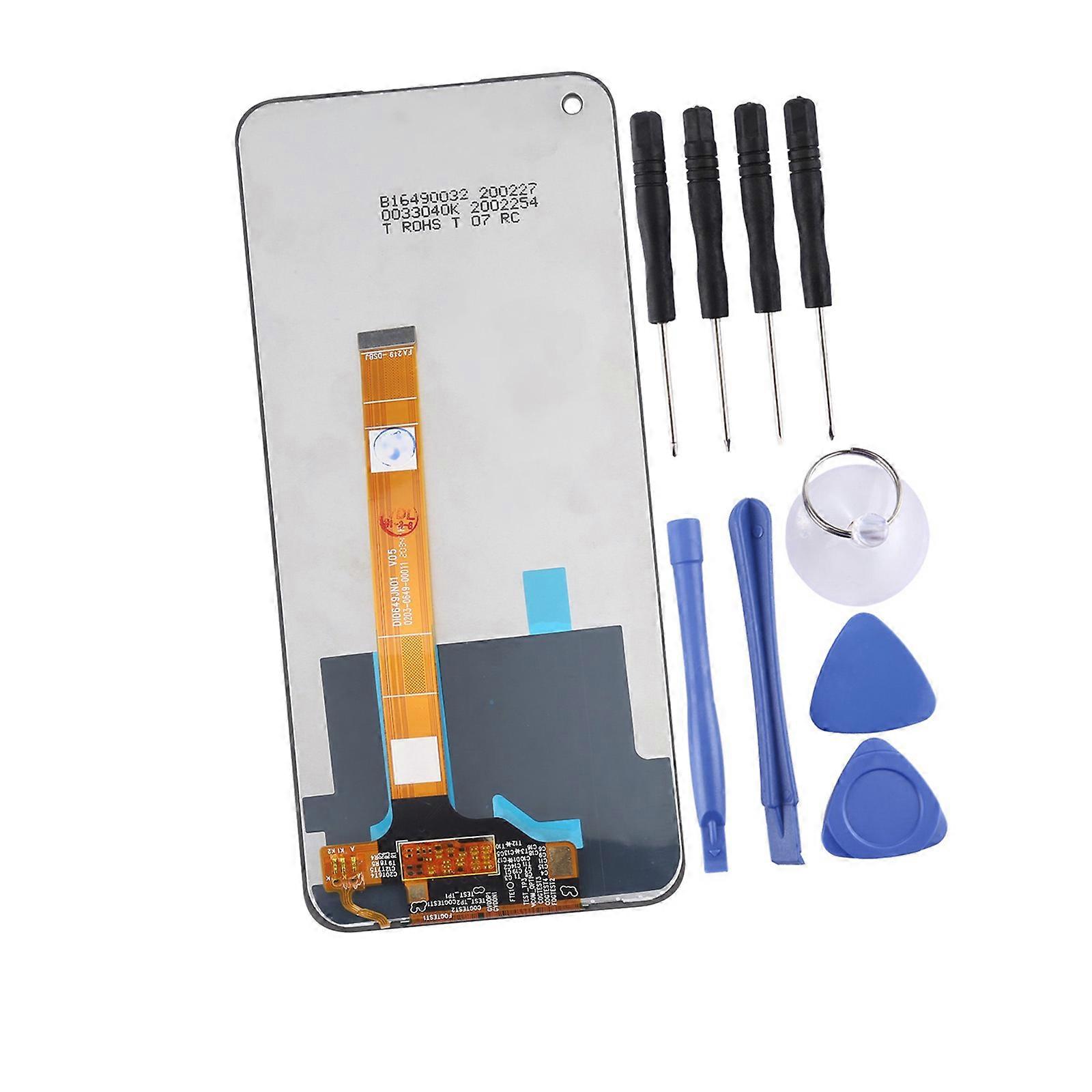 High Resolution LCD Touch Screens Digitizer Display Assembly with Shockproof Design Phone Repair Tool for A54 CPH2195 Multicolor