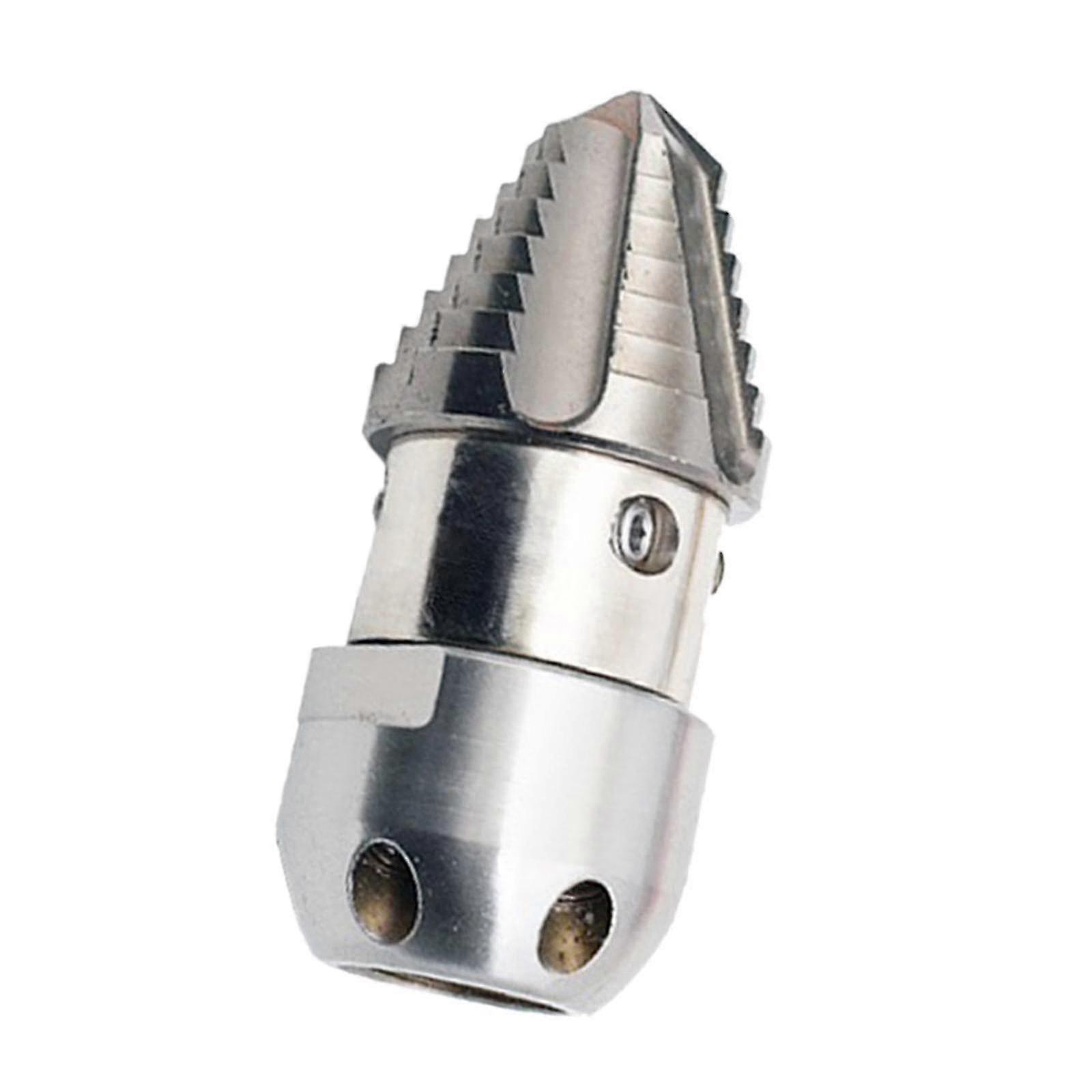 Pressure hose nozzle for thorough sewer and drain cleaning