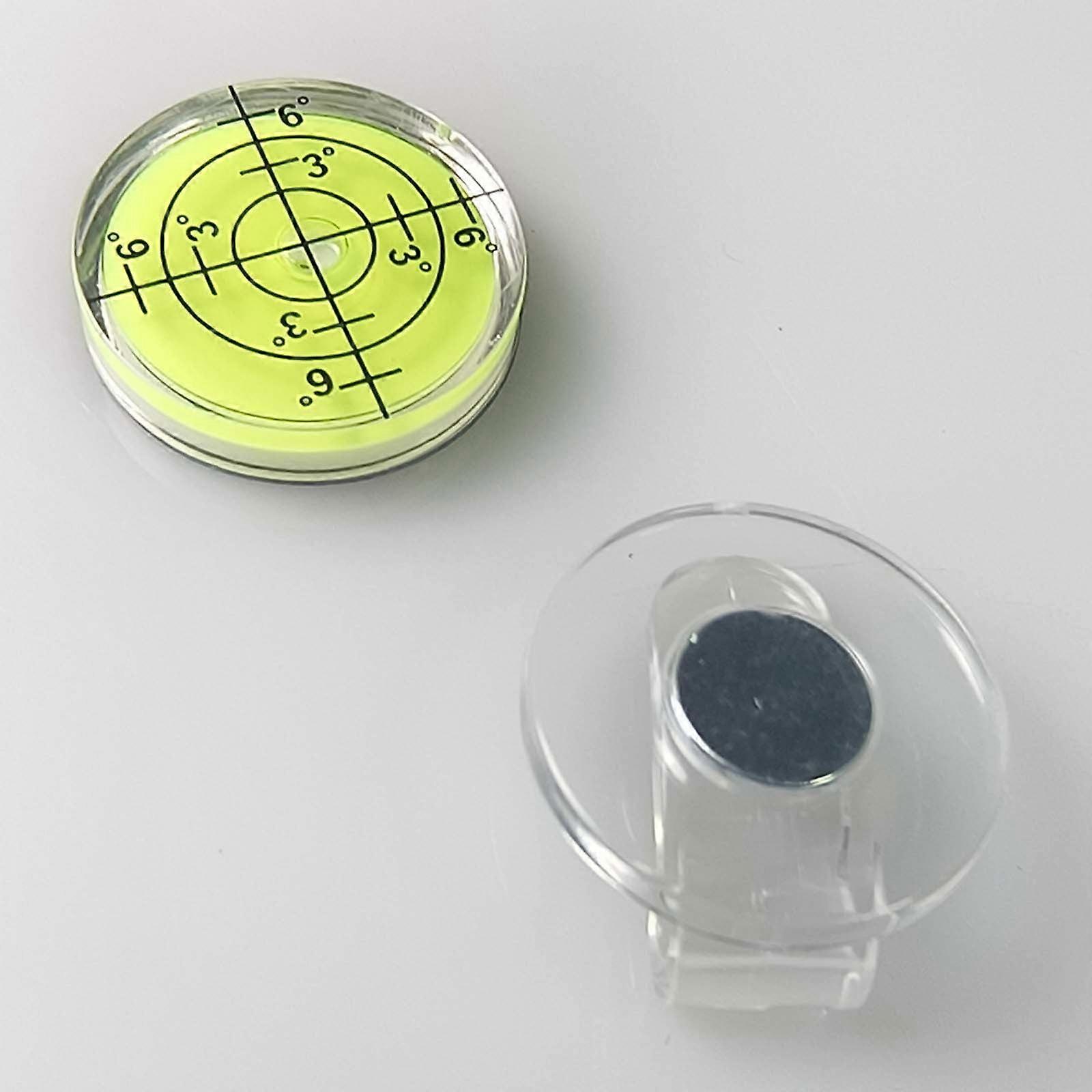 Gyedtr Ball Markers Hat Clip Golf Putting Aid with Round Bubble Level, High Precision Reader