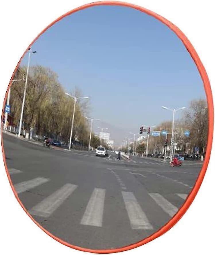 75cm Convex Traffic Safety Mirror 230° Wide Angle for Driveway, Parking Lot, Intersection Use