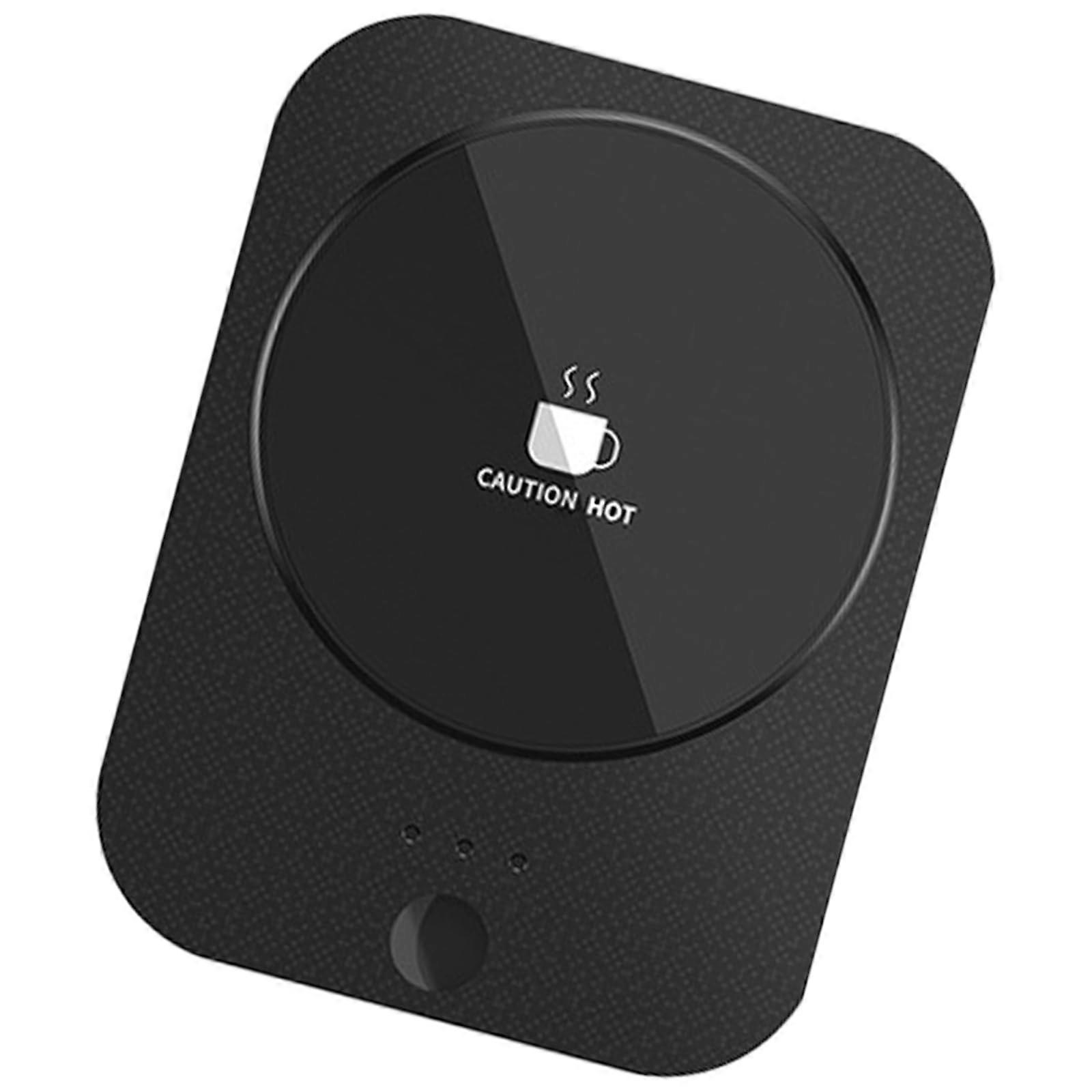 USB Coffee Mug Warmer with Adjustable Temperature Control for Office and Home, Black