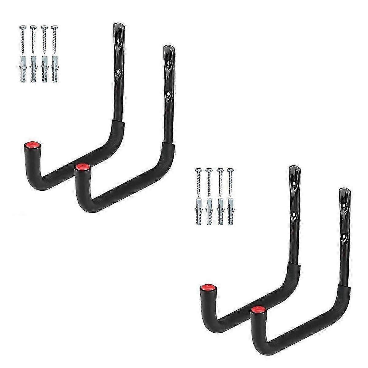 2pc Heavy Duty Kayak Wall Mounted Storage Racks for Canoe Paddle Board Hooks