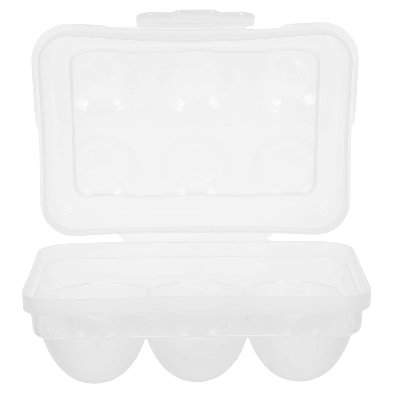 Transparent Portable Camping Egg Holder for Storage with Shockproof Features