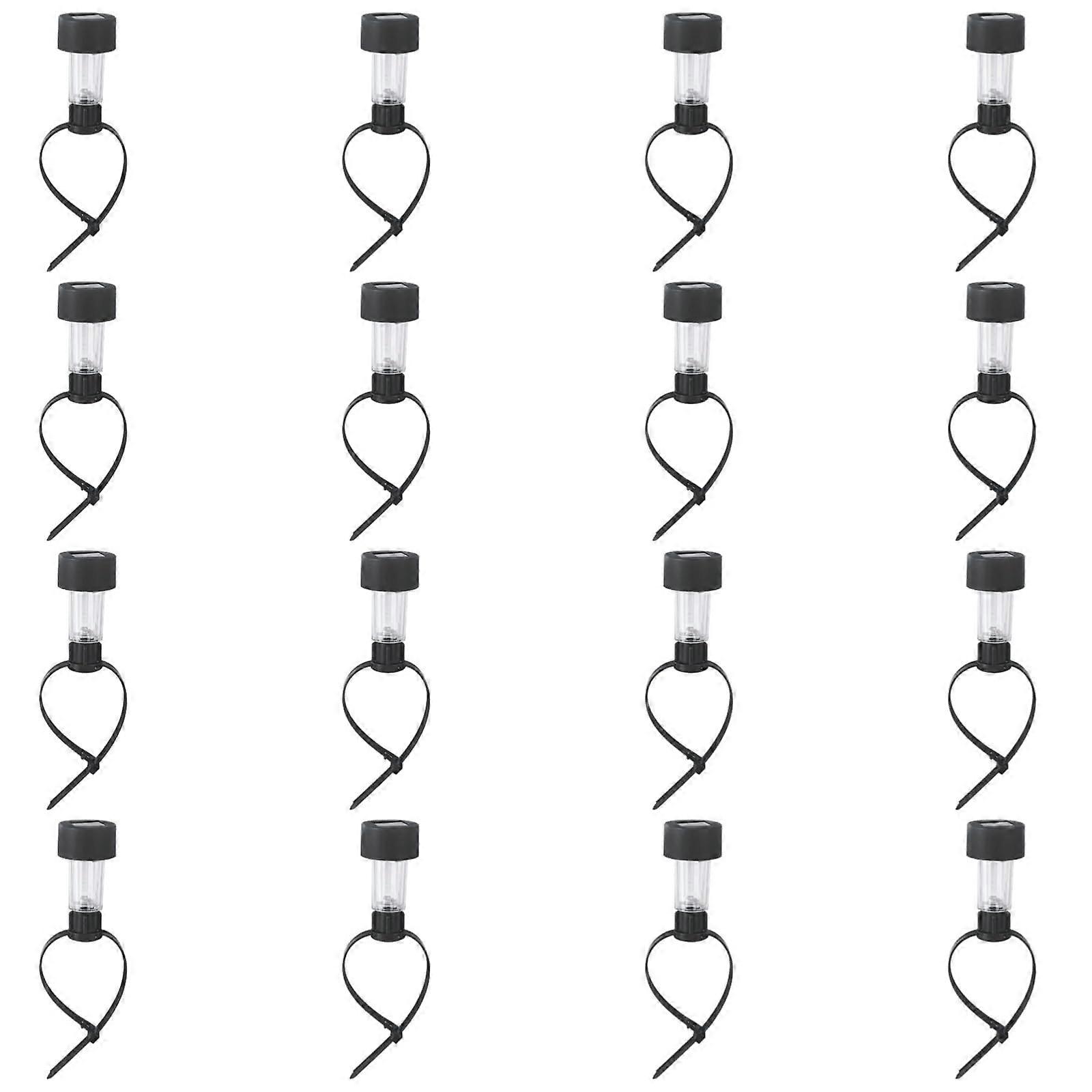 Solar Deck Lights Waterproof Outdoor Solar Powered Patio Rail Lamps with Automatic Light Sensor 16 Pack