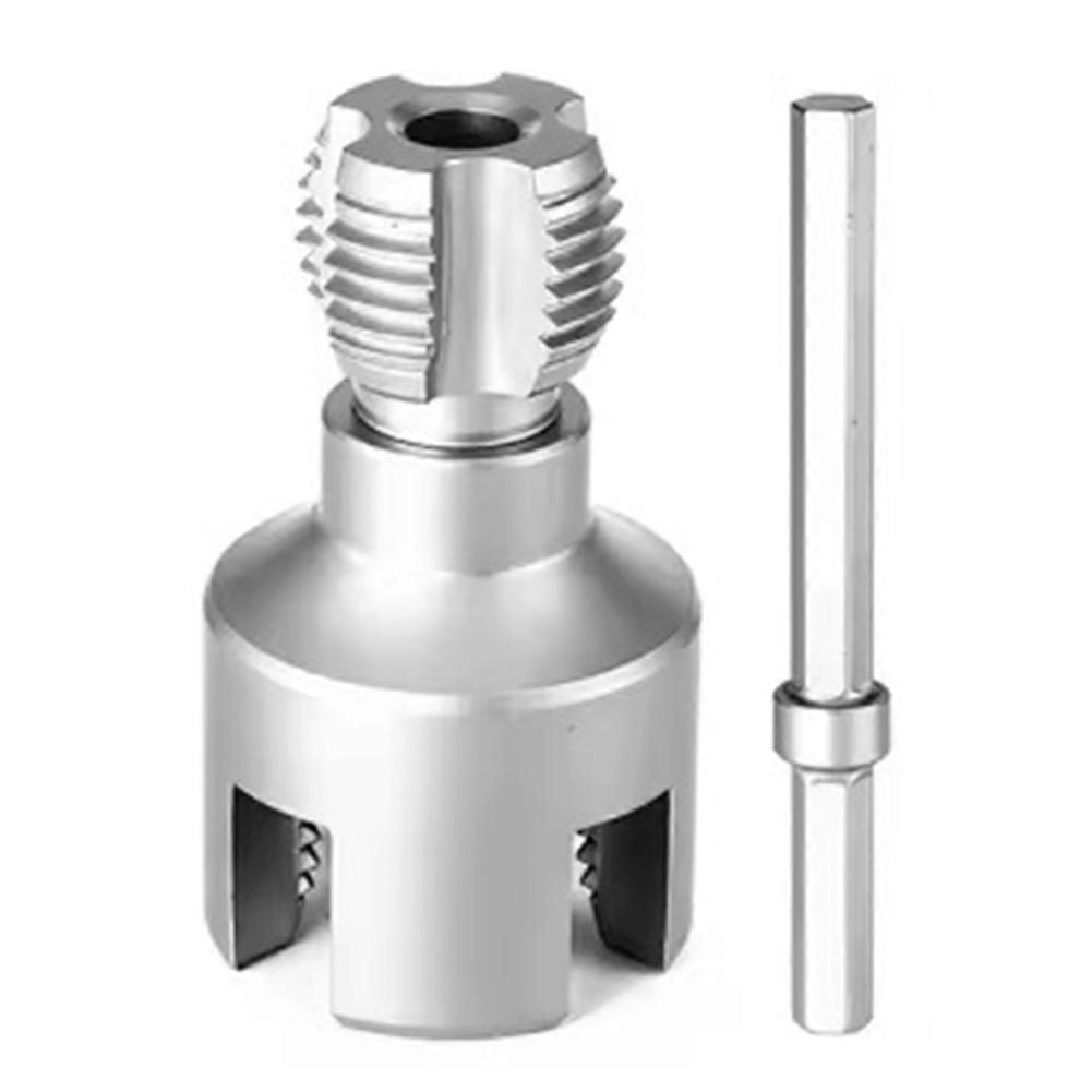 DN15 DN20 Pipe Threading Tool Hex Shank Die Internal External Threads 6 Points Pvc Pipe Threader PPR Water Pipe Opener