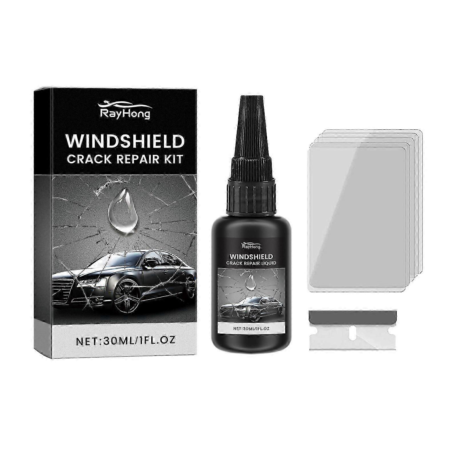 Windshield Repair Adhesive - Clear Vision for Cracks & Scratches, Easy to Use, Long-lasting Automotive Solution
