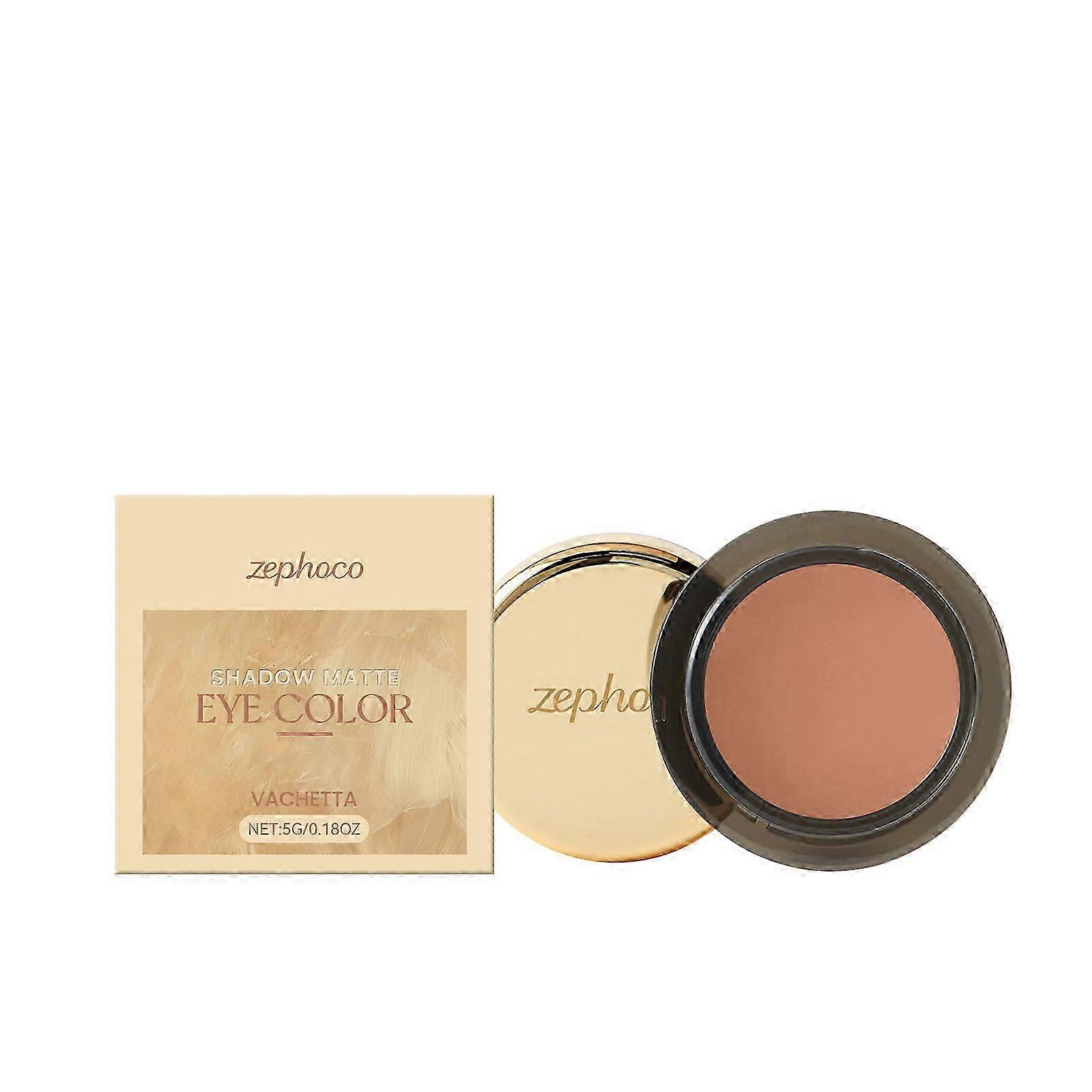 The Zephoco Matte Monochrome Eyeshadow Series Features A Natural Color That Is Not Easy To Smudge And Is Portable For Touch-Up