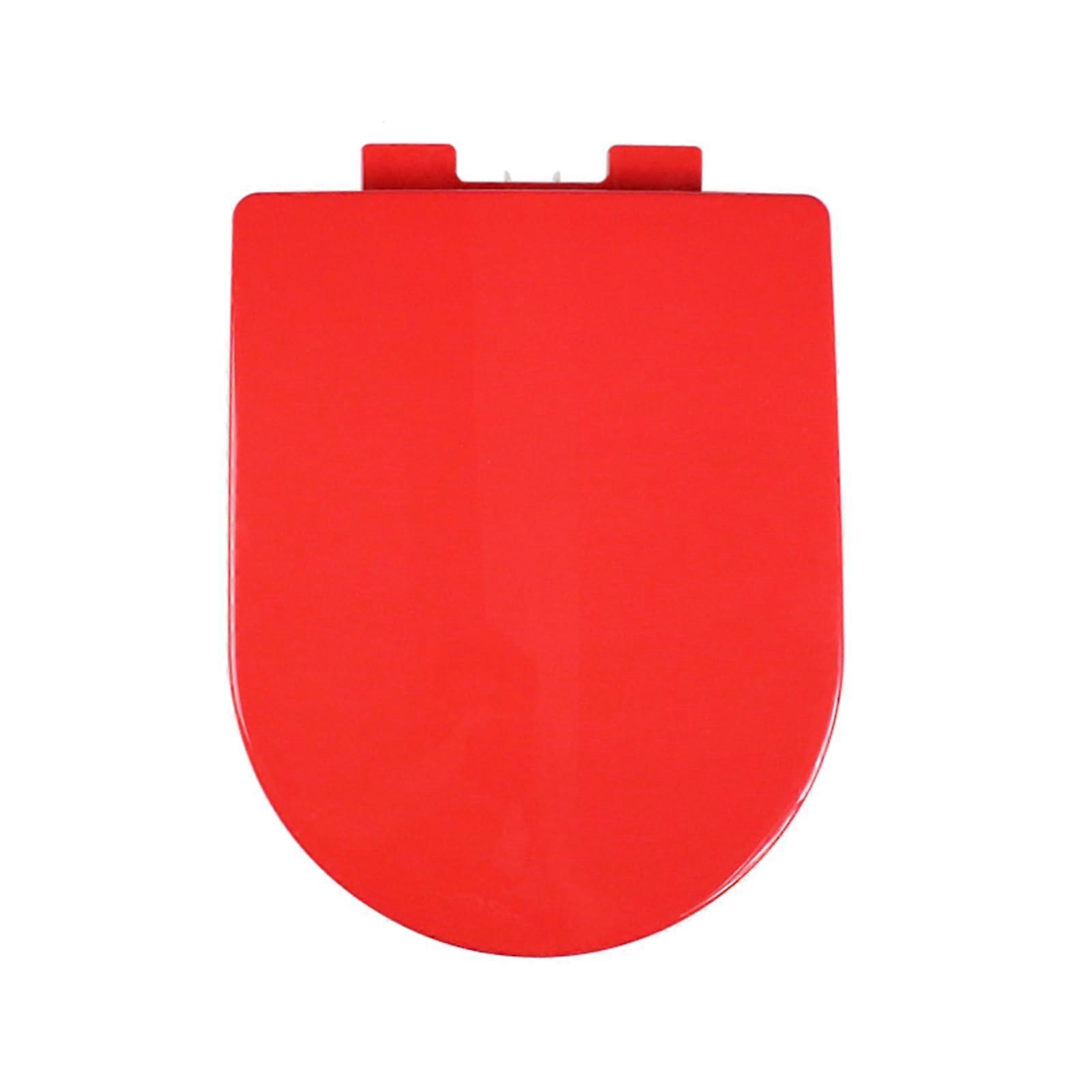 Colored D Shape Soft Close Toilet Seat with Quick Release and Easy Clean Surface for Bathroom