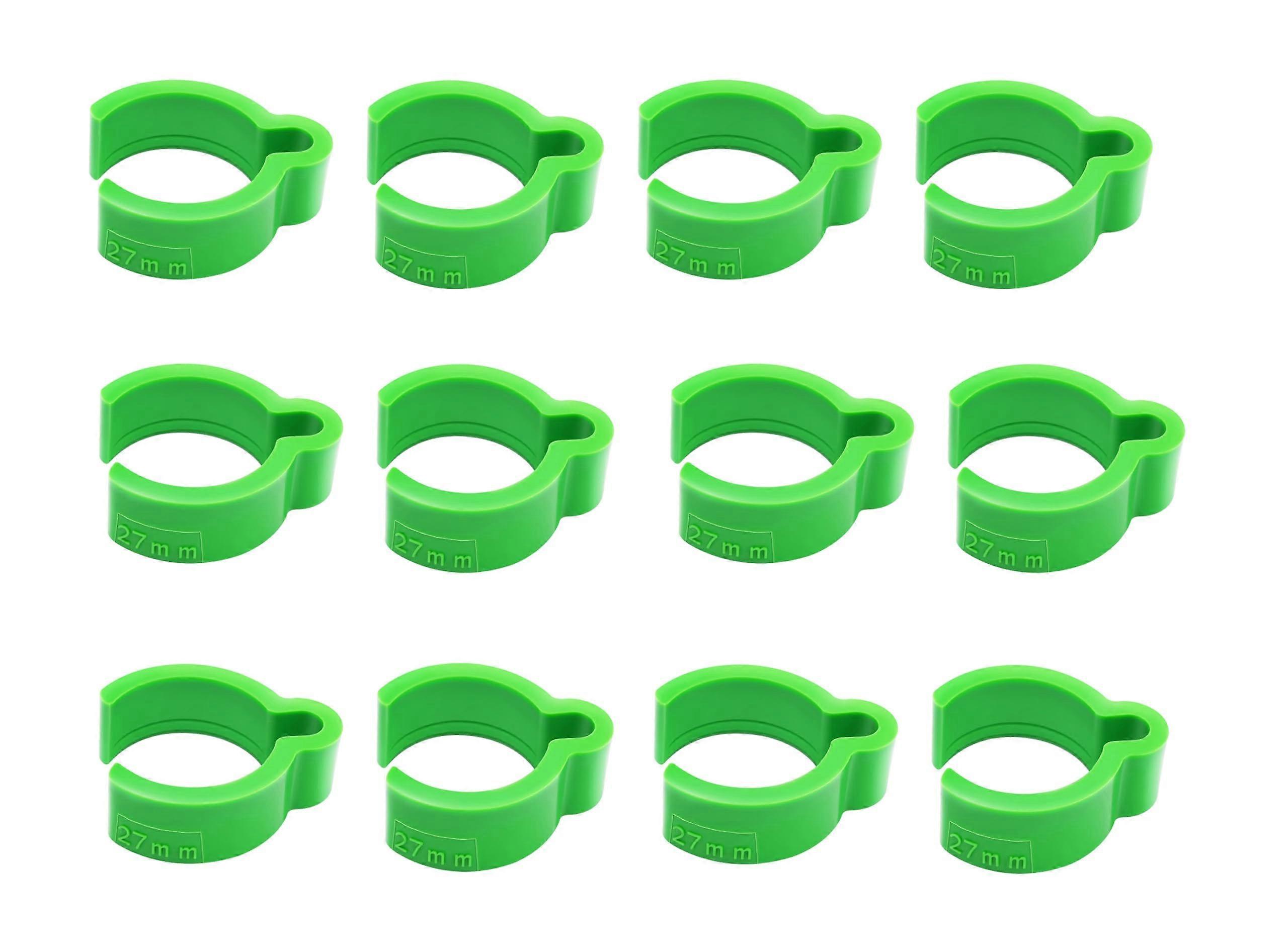 Set of 12 Dust Hose Clips for Festool for 27mm Vacuum Hose, 37mm Cord Organizer for SnapOn for Sander and Extractor