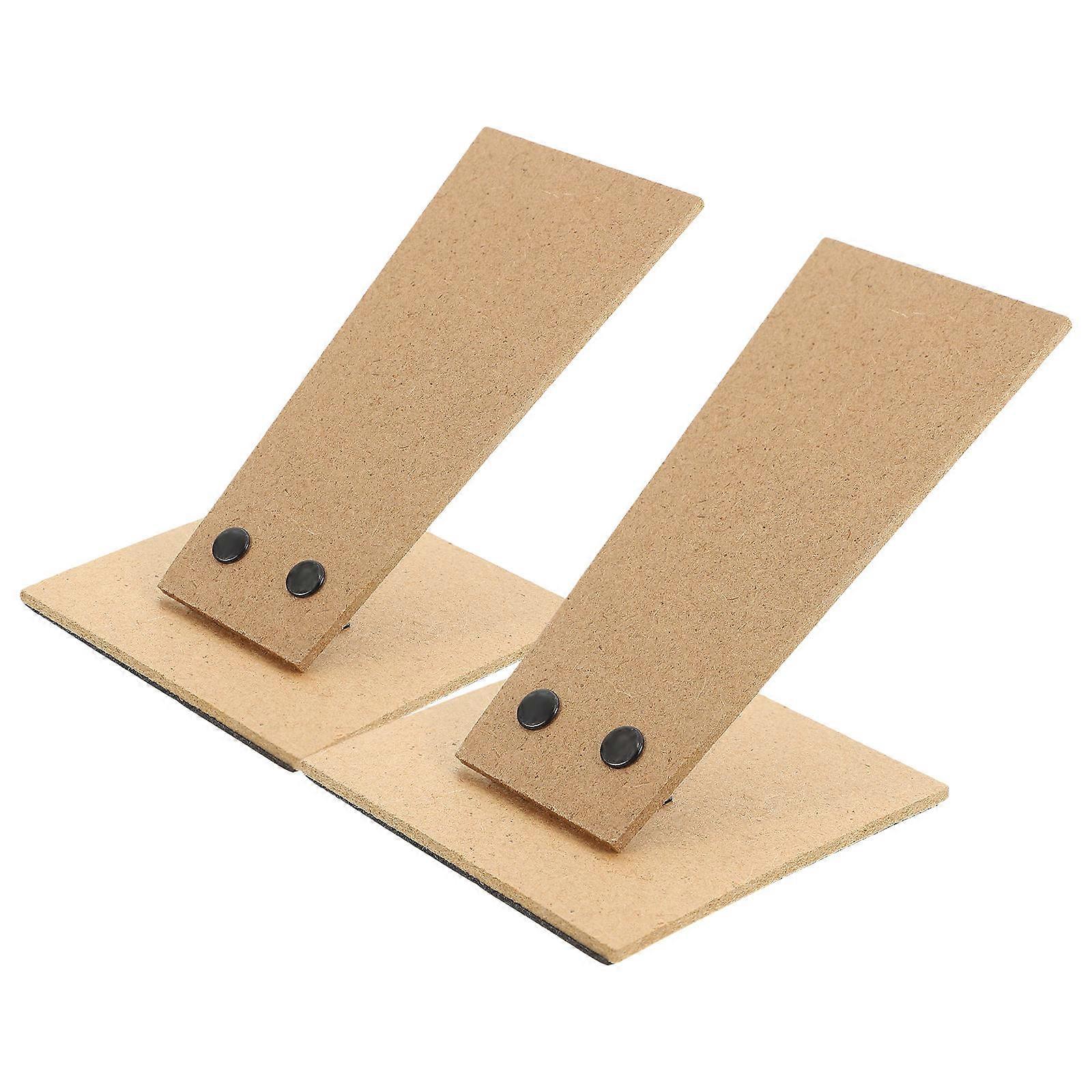 DIY Easel Back Picture Frame Stand for Display 2Pcs Khaki Board Material