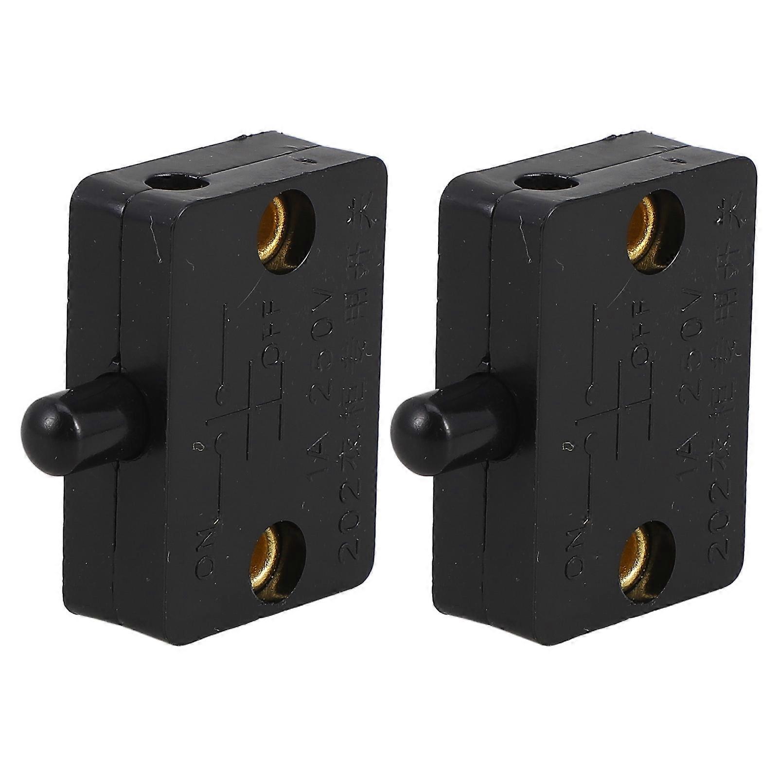 2pcs Cabinet Door Light Switch Automatic Closet Touch Switch for Wardrobe Push to Break Door Light Switch