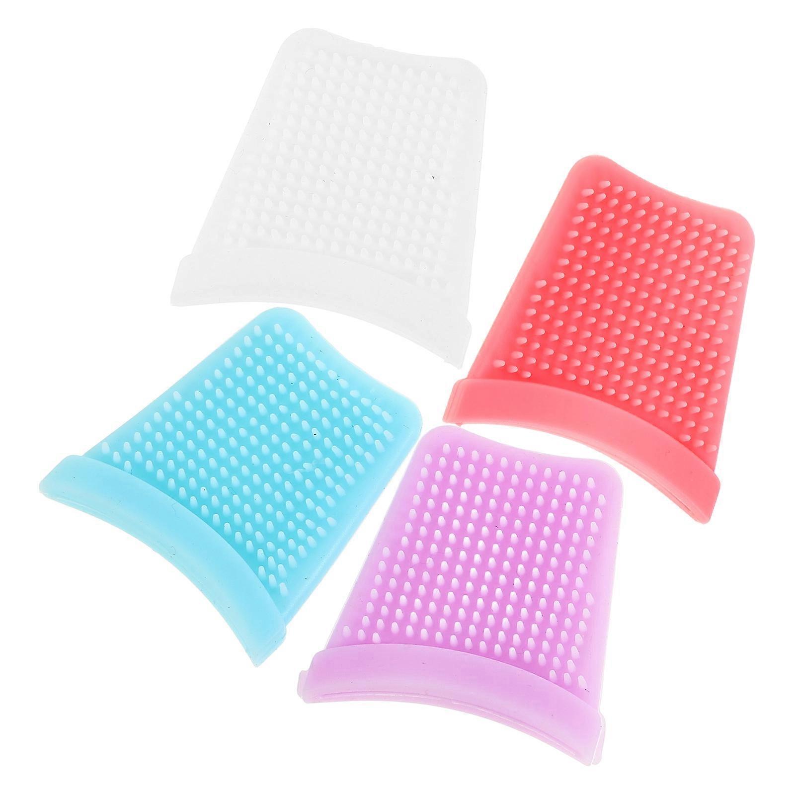 Silicone Face Brush with Replaceable Heads for Deep Cleaning and Gentle Exfoliating on Face