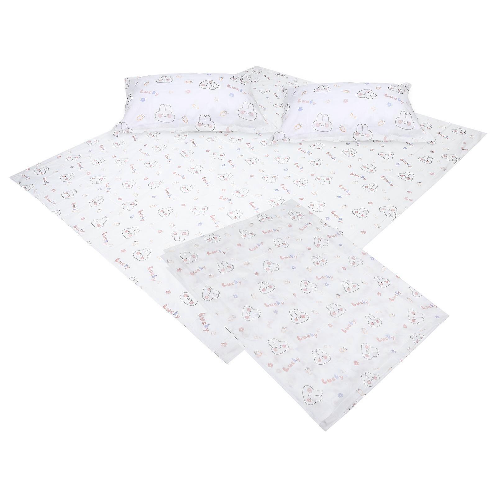 Hotel Bedding Sheet Quilt Covers and Pillowcase Sheet for 1Set Disposable