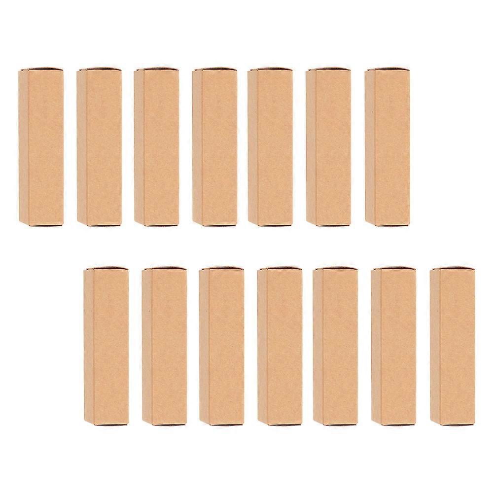 Lip Gloss Boxes Empty for Storage with 100Pcs Kraft Paper Lipstick Holders