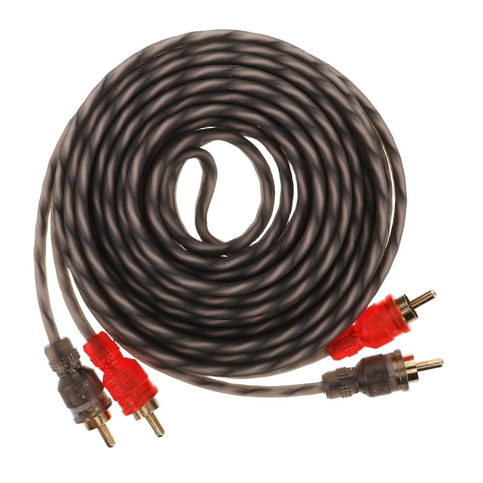 Pure Copper Car Audio Cable for Subwoofer and Speaker, Easy Install, Wide Compatibility