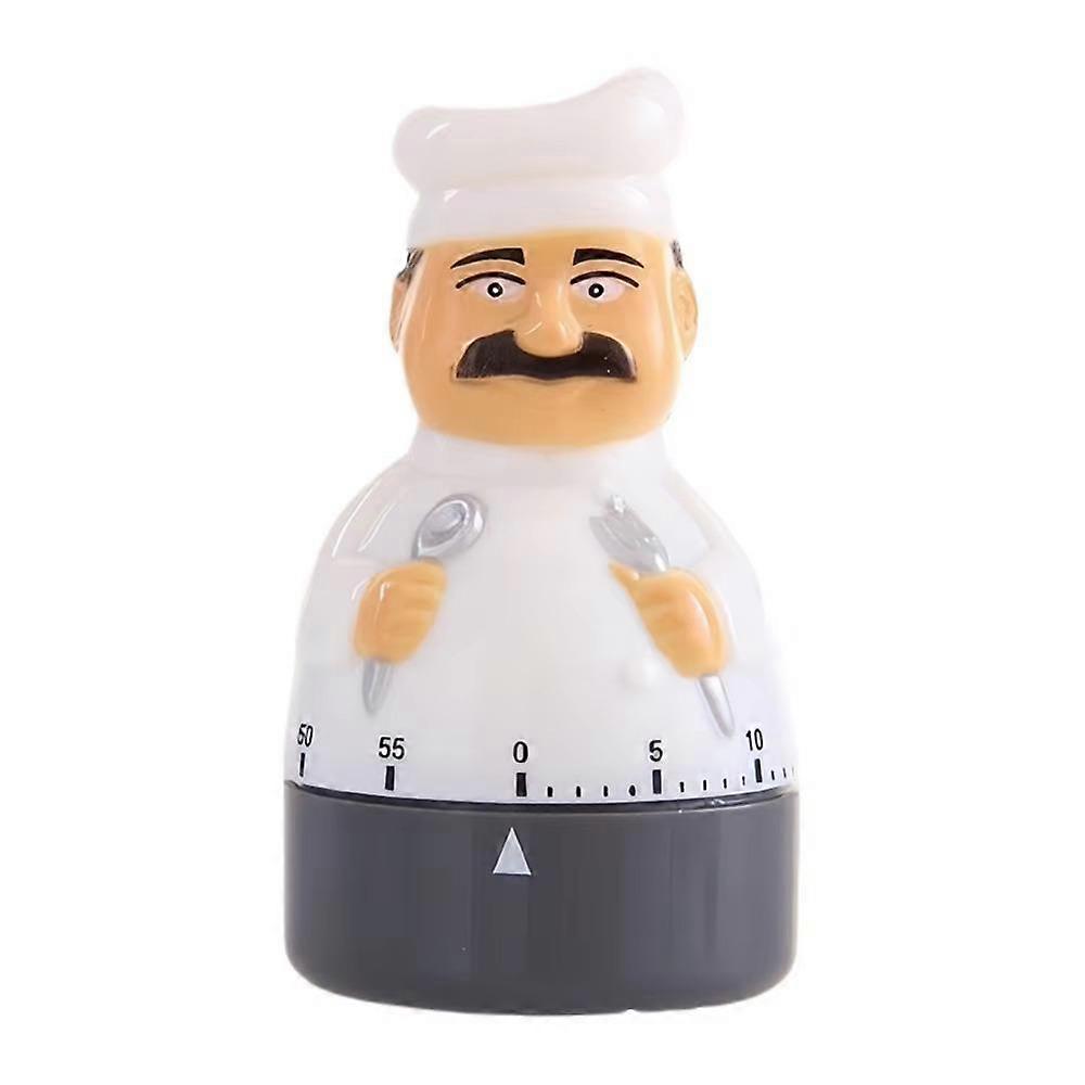 Cartoon Cooking Time Manager Clock Chef Shaped Cooking Baking Helper Kitchen Timer  Study Stopwatch