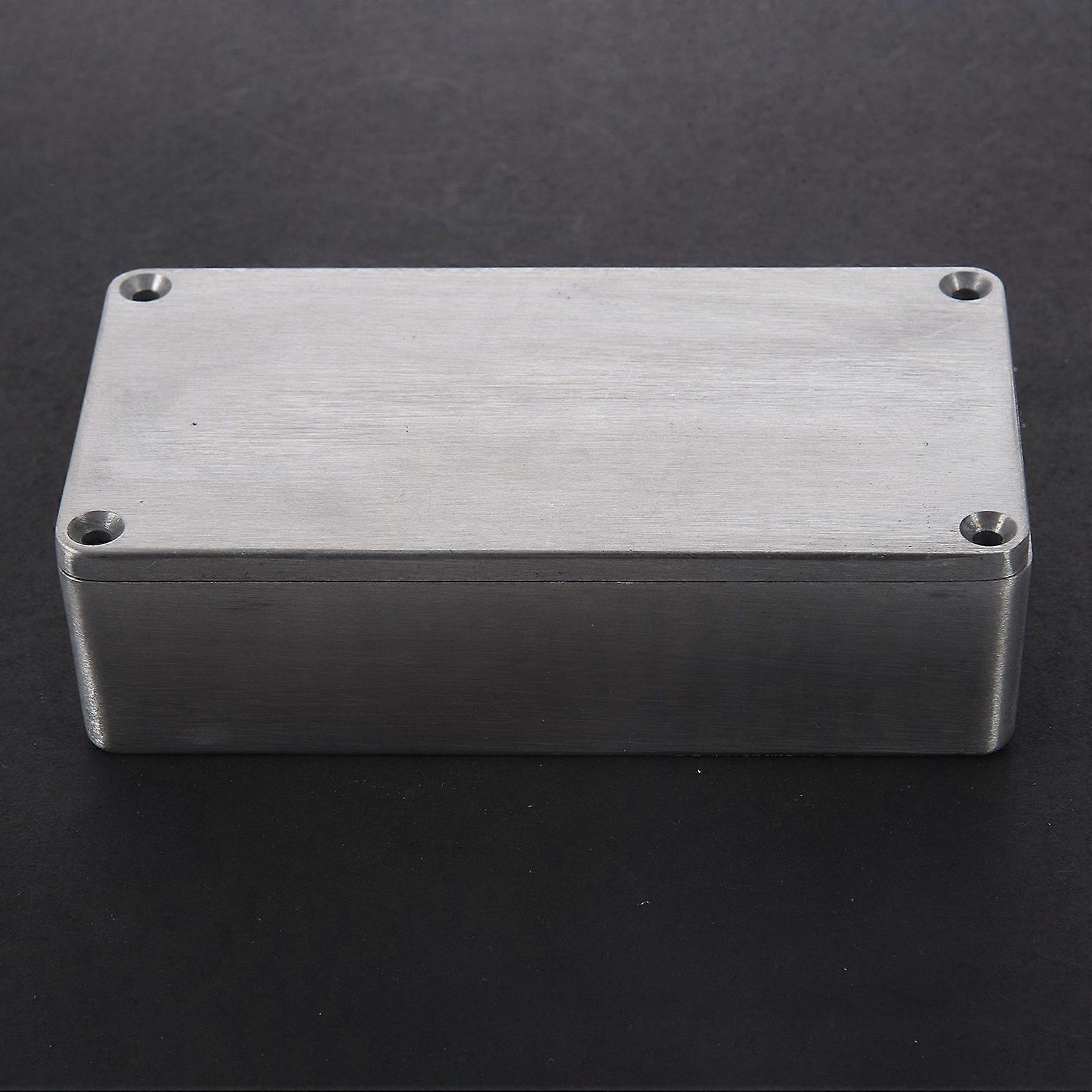 1 Pcs Diecast Aluminium Electronics Project Box & 4 Pcs Electric Guitar Top Hat Knobs Speed Volume Tone Control Knobs