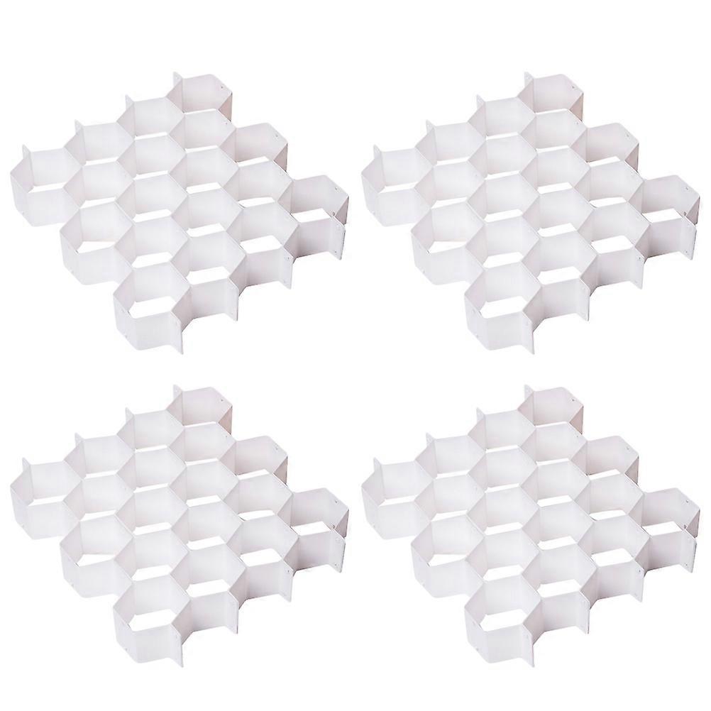 Drawer Divider Plastic Honeycomb Design for Drawer Organizing 2Sets