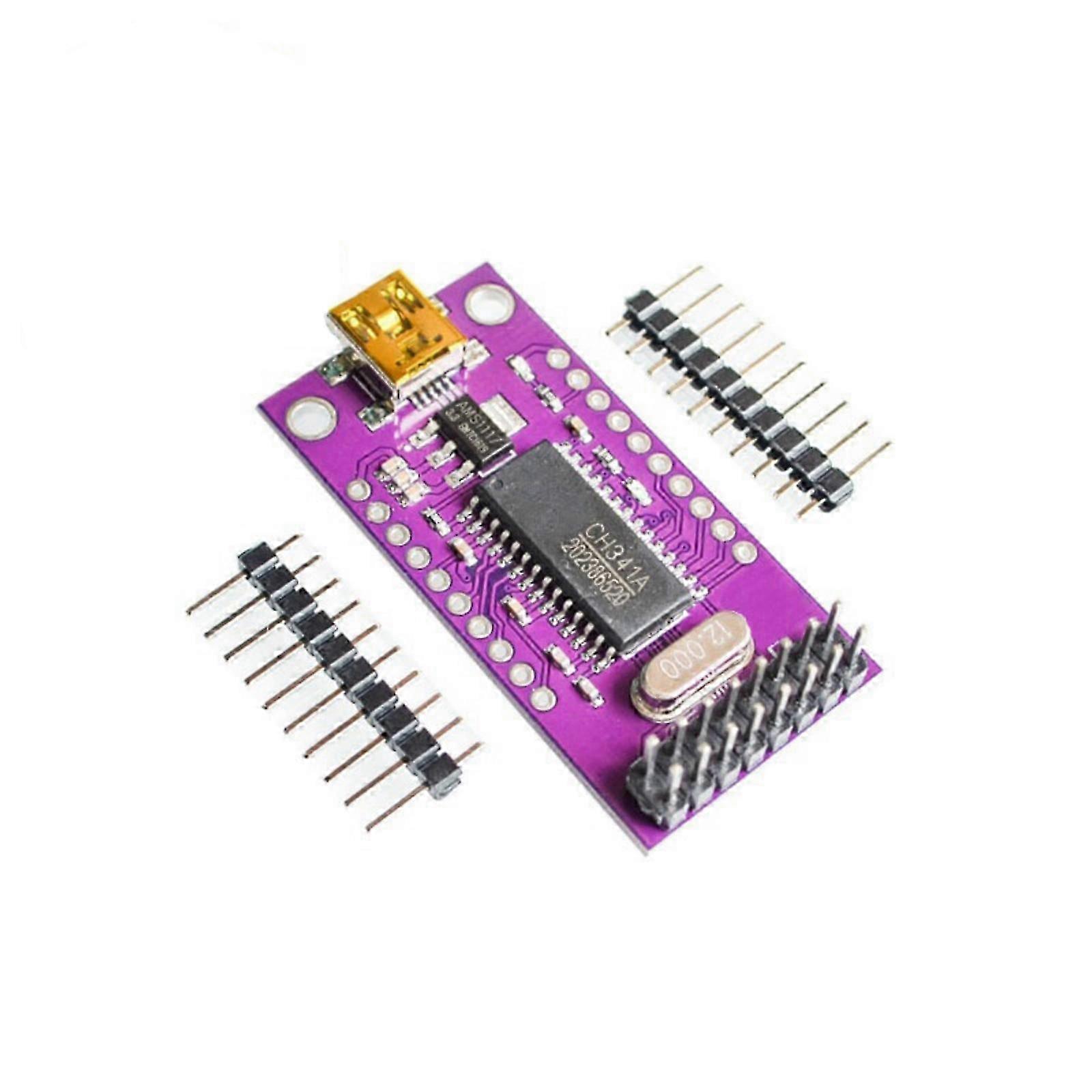 25-26 Compactly MCU341 CH341A USB Bus Adapter Module Programmer For Efficient Microcontroller Communication And Debugging