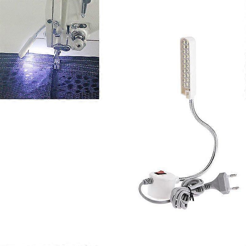 Sewing Machine Light Working Gooseneck Lamp With Magnetic Base Eu Plug 30 Led