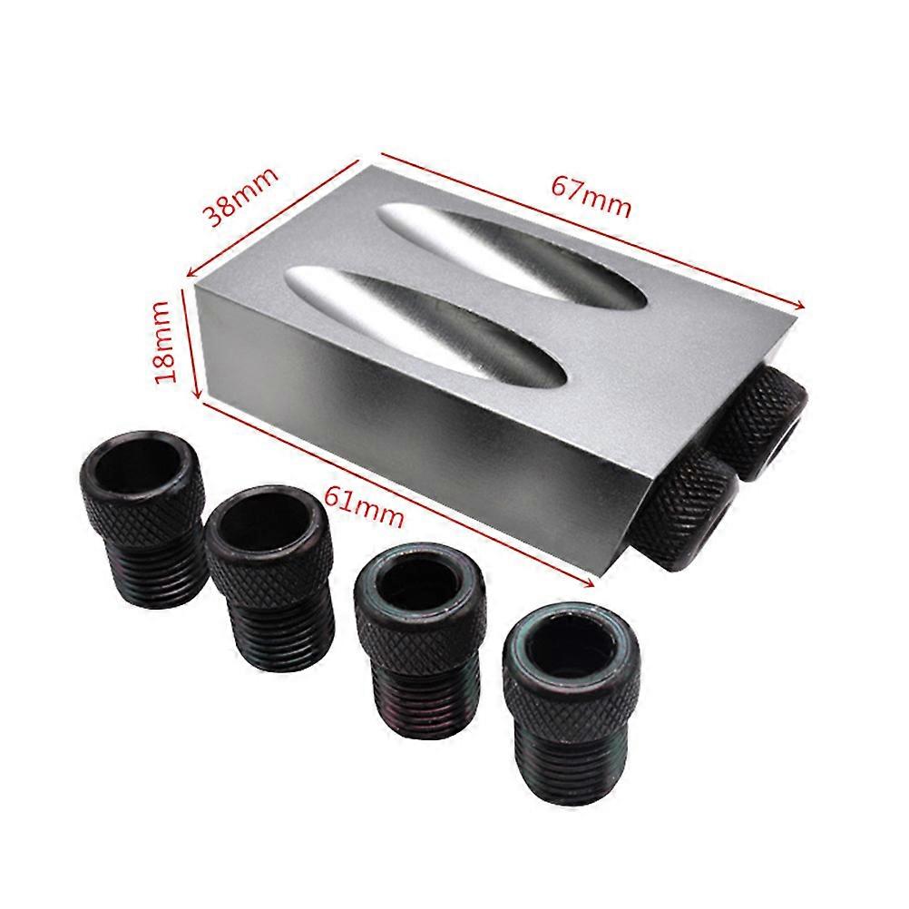 Woodworking Hand Tools Hole Locator for Drilling Use 28Pcs Set Grey