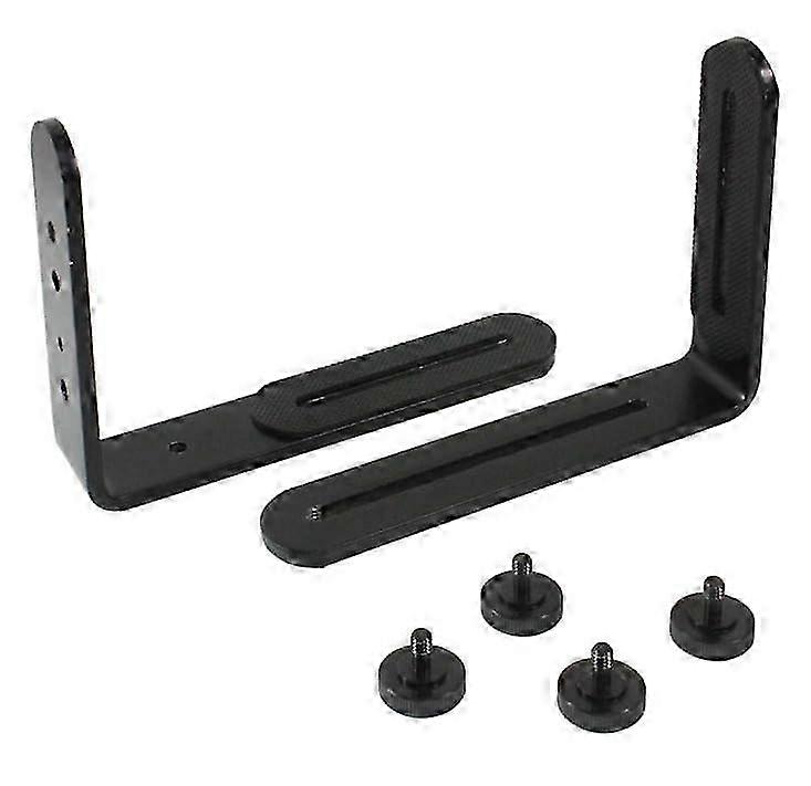 2026 Metal L-Shape Flash Bracket Flashlight Camera Holder Mount Double L Type