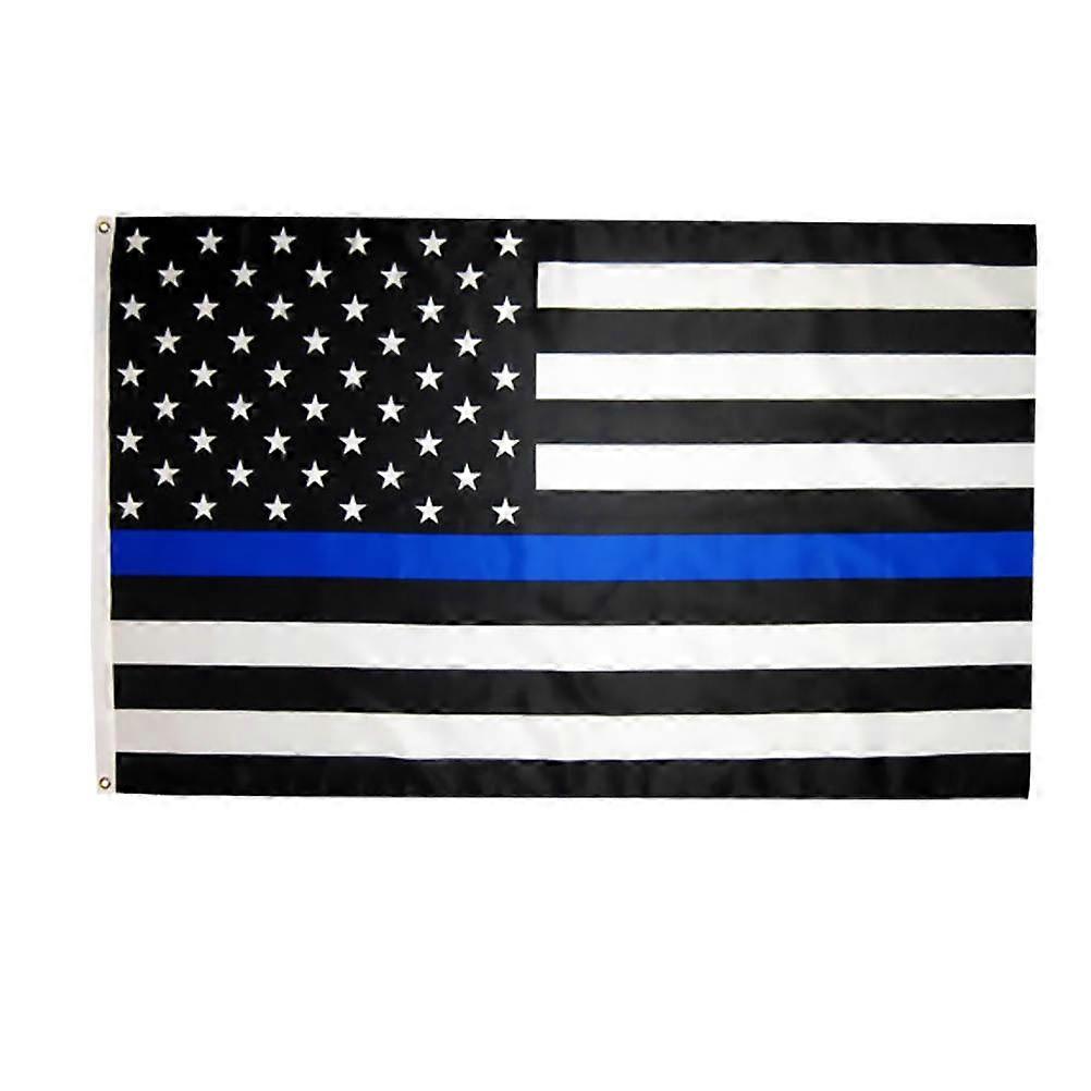 Decorative Us Flag Police American Flag 2Pcs Set