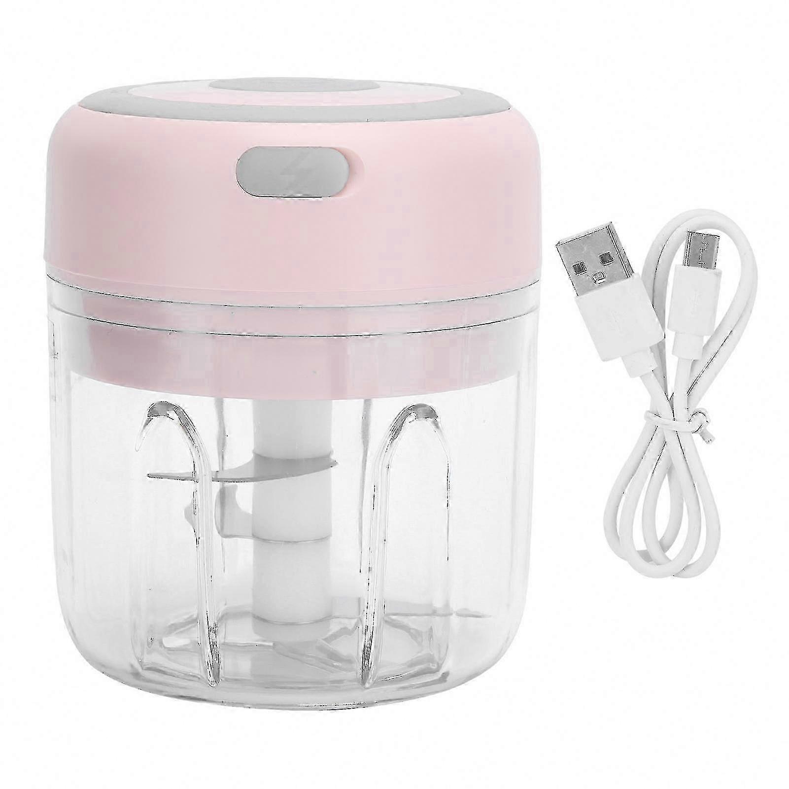 Mini USB-Powered Garlic Mincer and Vegetable Chopper 250ml for Kitchen Use