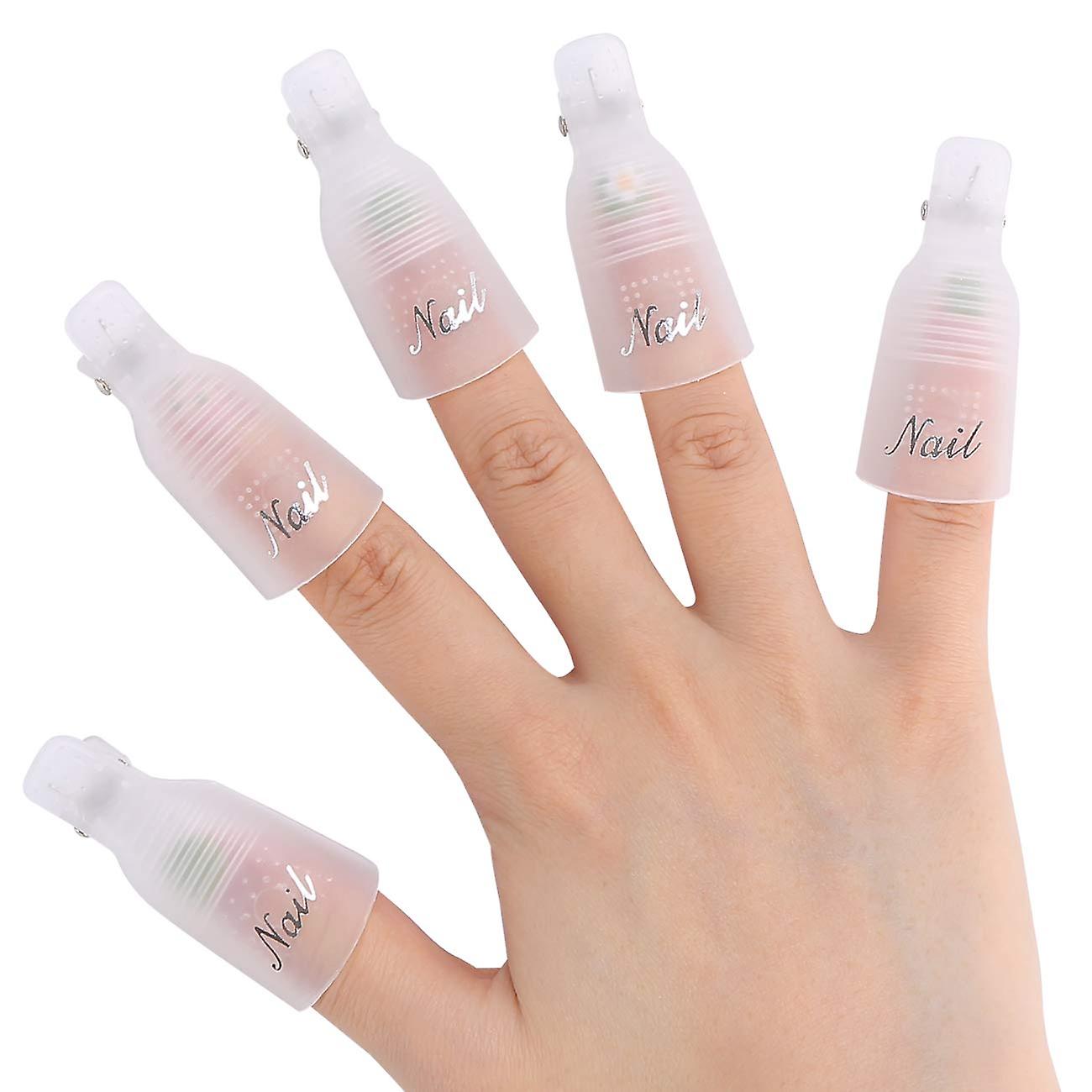 1pcs 10pcs Nail Art Removal Clip-transparentmake Up