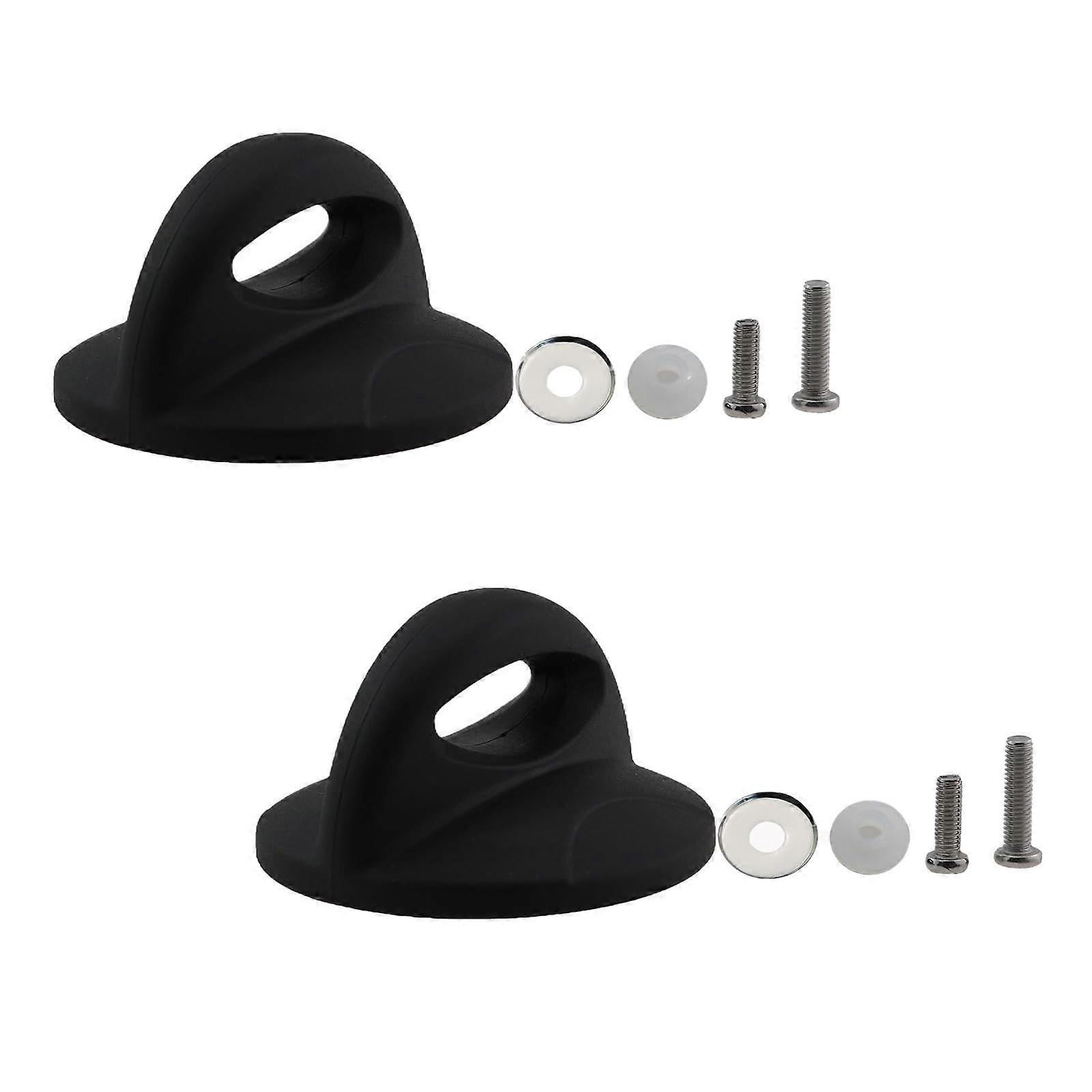 2PCS Universal Large Pot Lid Replacement Handles, Heat Resistant Bakelite Knob with Screws
