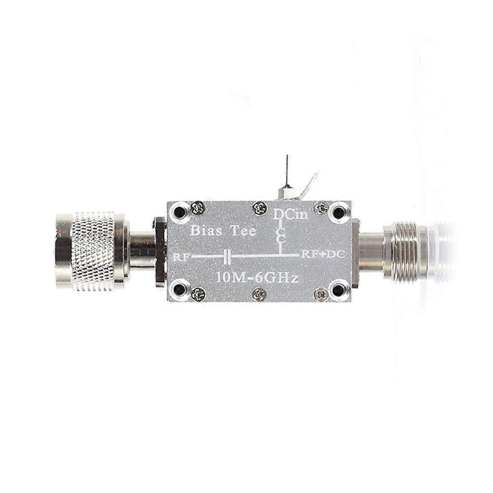 RF Bias Tee DC Blocker 10MHz6GHz Wide Frequency Range for Broadband Amplifier Support