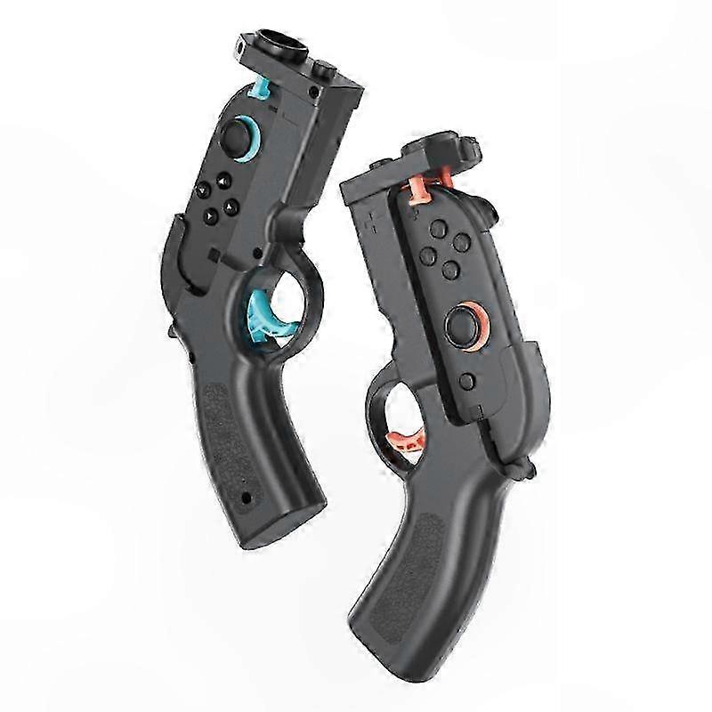 2-Pack Gaming Gunstock for Switch Controllers - Adjustable Hand Grip for Enhanced Shooting Games