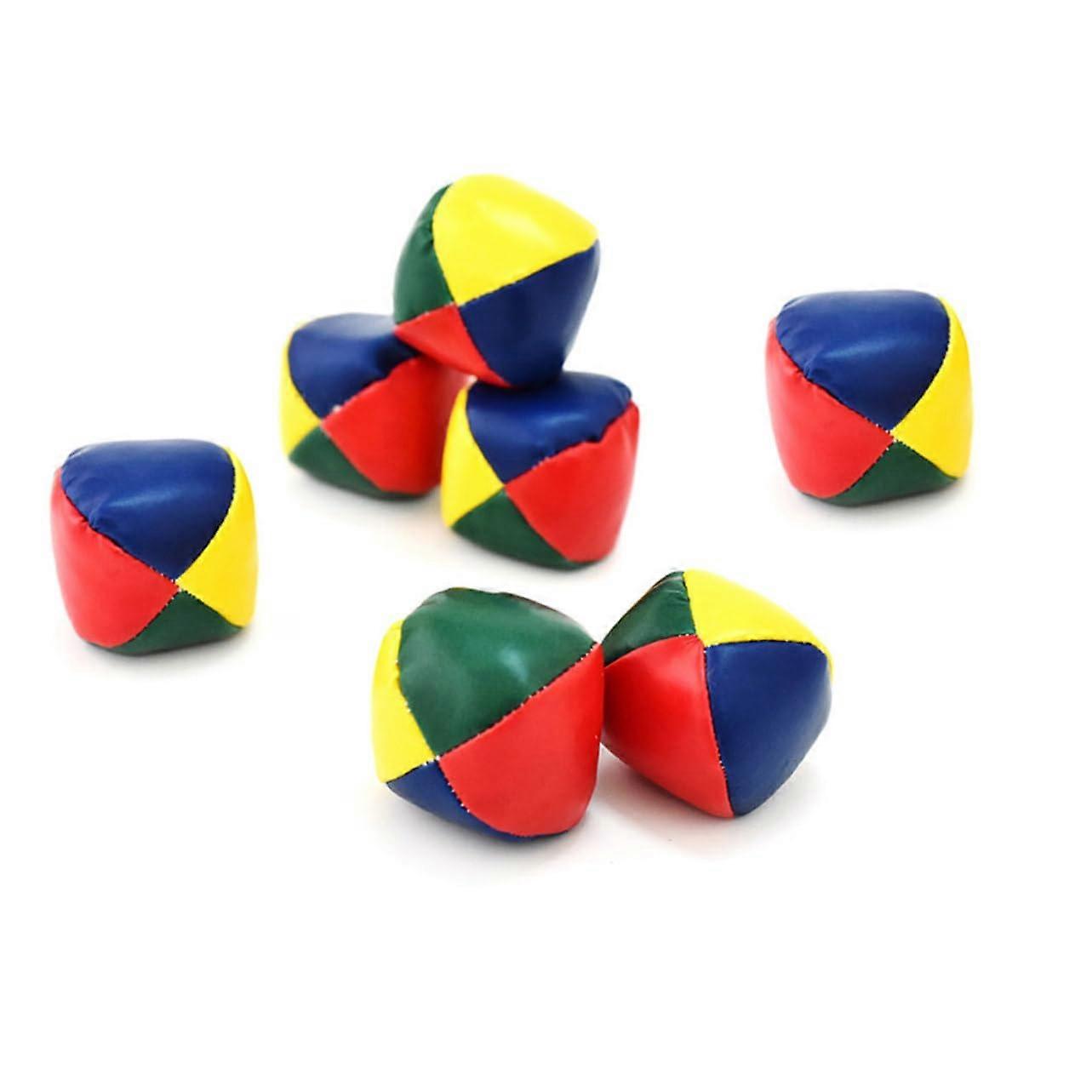 5pcs Colorful Beginner Juggling Balls Soft Durable PU for Indoor Outdoor Training