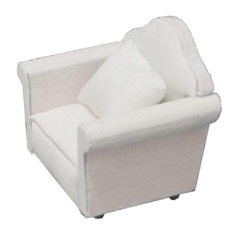 White Mini Sofa Armchair