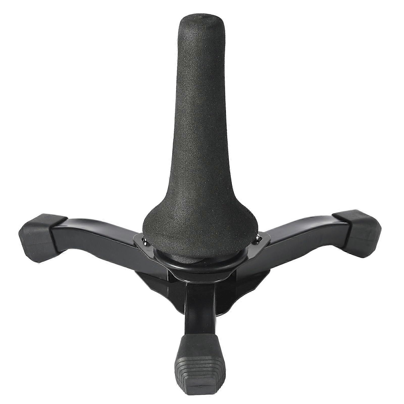 Folding Saxophone Stand for Tenor Sax with Adjustable Tripod, Protective Pads and Stable Base