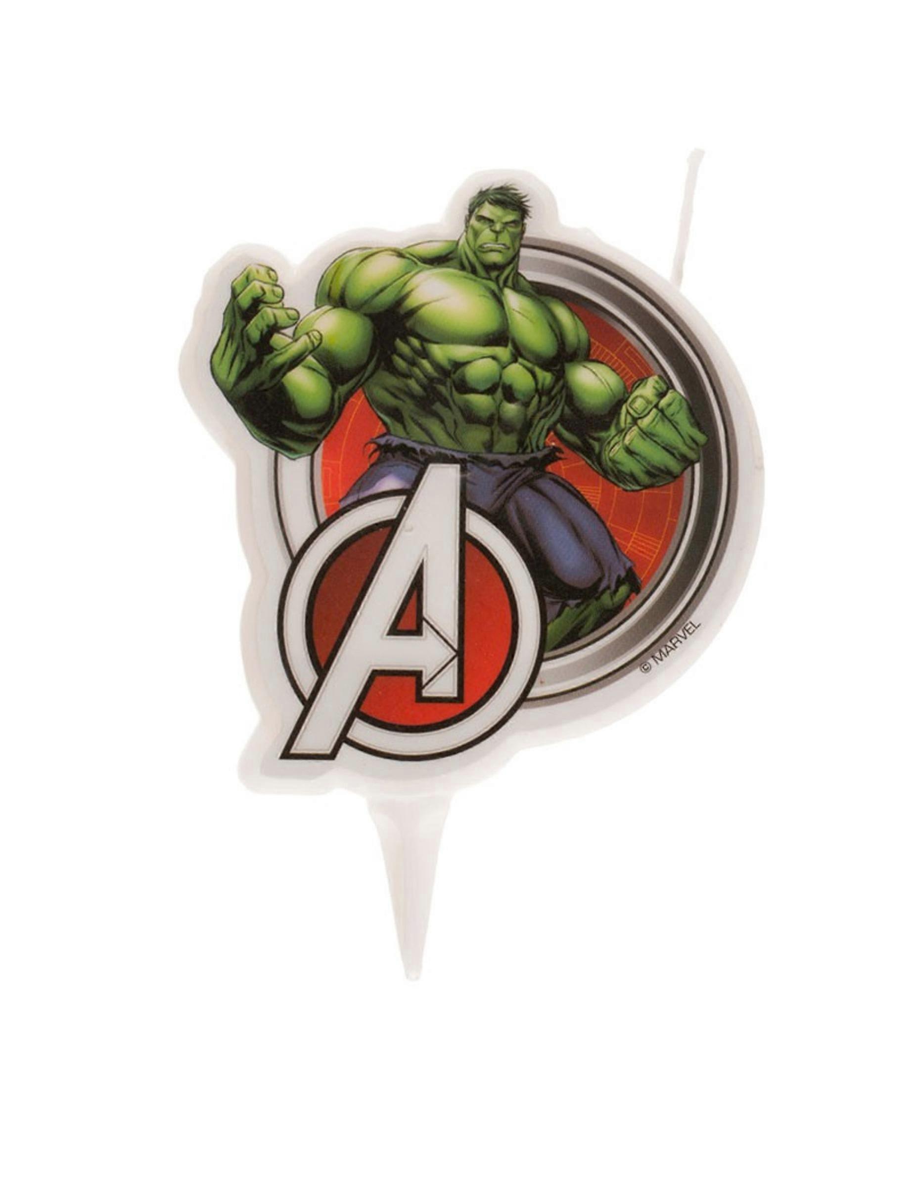 Hulk Avengers Birthday Candle 7.5 cm