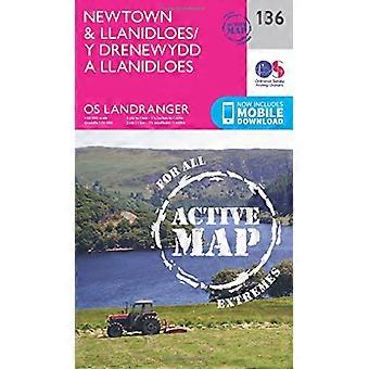 Newtown & Llanidloes (OS Landranger Map)