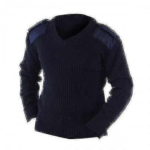 Men's V-Neck NATO Security Sweater - Workwear Pullover