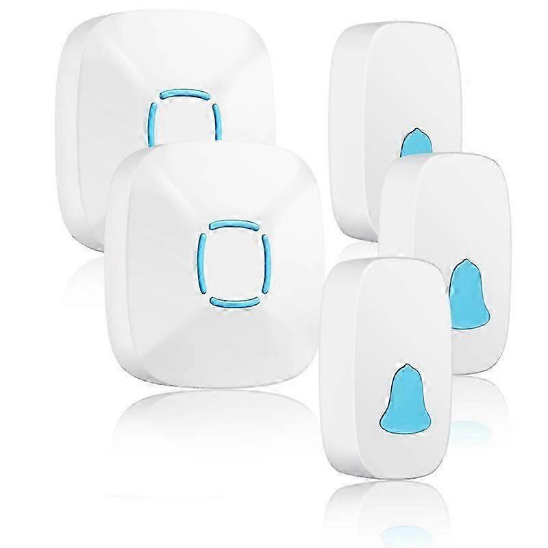 A507 Three-For-Two Remote Control Waterproof Smart Wireless Digital Doorbell
