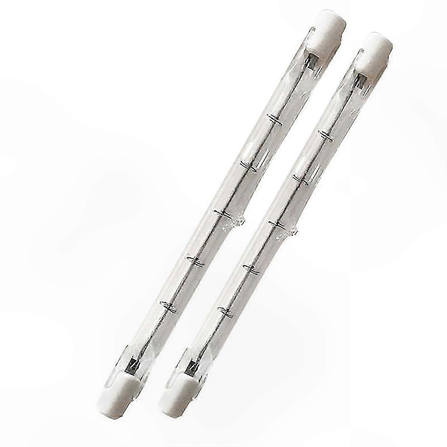 2-Pack Dimmable R7s Halogen Bulbs for Floodlights, 118mm Linear Security Lighting Solution
