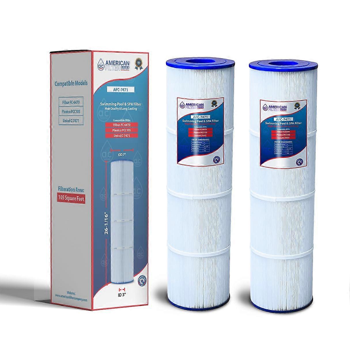 Pool Filter Cartridge AFC7471 2Pack, Spa Filter Replacement Compatible with CC420 After 11/98