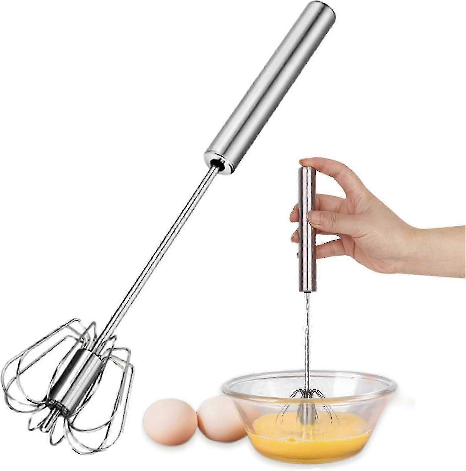 10-inch Semi-Automatic Kitchen Whisk
