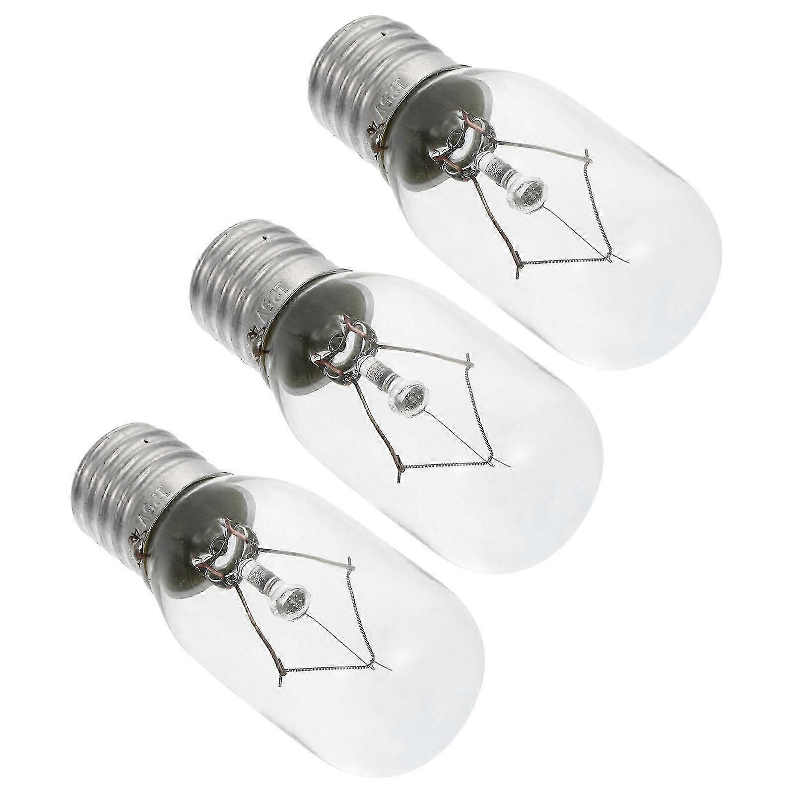 Heat-Resistant Microwave Lamp E17 for Use 3Pcs Set