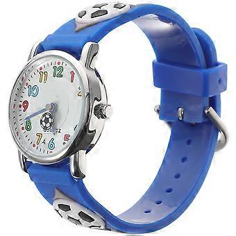 Montre-bracelet pour enfants, motif football, montre de dessin animé pour enfants